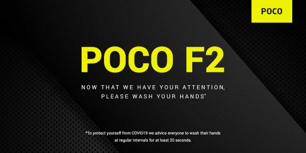 В Индии неожиданно анонсировали долгожданный Poco F2 и посоветовали мыть руки
