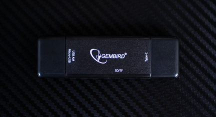 Обзор кардридера Gembird UHB-CR3IN1-01 с поддержкой двух форматов карт и трех форматов USB