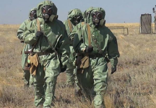 Российские военные провели учения по борьбе с коронавирусной инфекцией